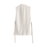 Women Vest Stylish Graceful Simple Suit Vest