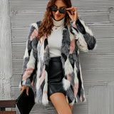 Women Fur Jacket Fashion Casual Fur Jacket