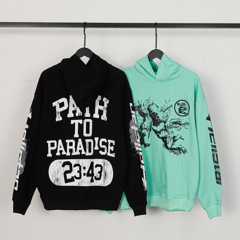 HS Hoodie Abstract Printing