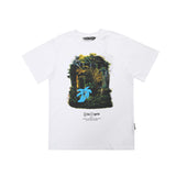 Palm Angle T Shirts Tropical Forest Pattern