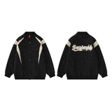 Women Jackets Retro College Style Jacket