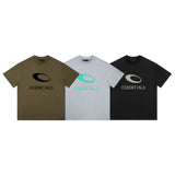 Fog Essentials T Shirts Spring/Summer FOG Letter Pattern Crew Neck Short Sleeves