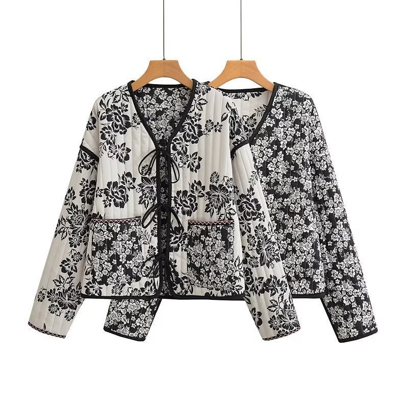 Women Cotton Coat Loose Double-Sided Wear Cotton Jacket