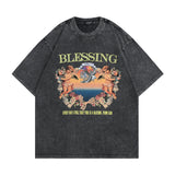 Men T-Shirt Retro Distressed Summer