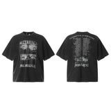 Fog Essentials T Shirts Spring and Summer FOG Washing Water Old Series Short Sleeves