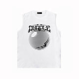 Purple Brand Tank T Shirts Sleeveless T-shirt Vest
