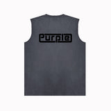 Purple Brand Tank T Shirts Sleeveless T-shirt Vest