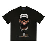 Star T-shirt James 3-ball Curry Booker Morant Oubre American