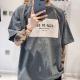 Fog Fear of God Essentials T Shirt Casual Loose Couple T-shirt Men