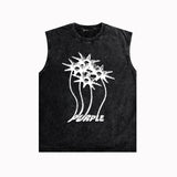 Purple Brand Distressed Tank T Shirts Distressed Sleeveless T-shirt Vest