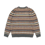 Kapital Sweater Vintage Jacquard Knitwear Ethnic Style Pullover Sweater