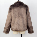 Women Fur Jacket Plush Warm Jacket