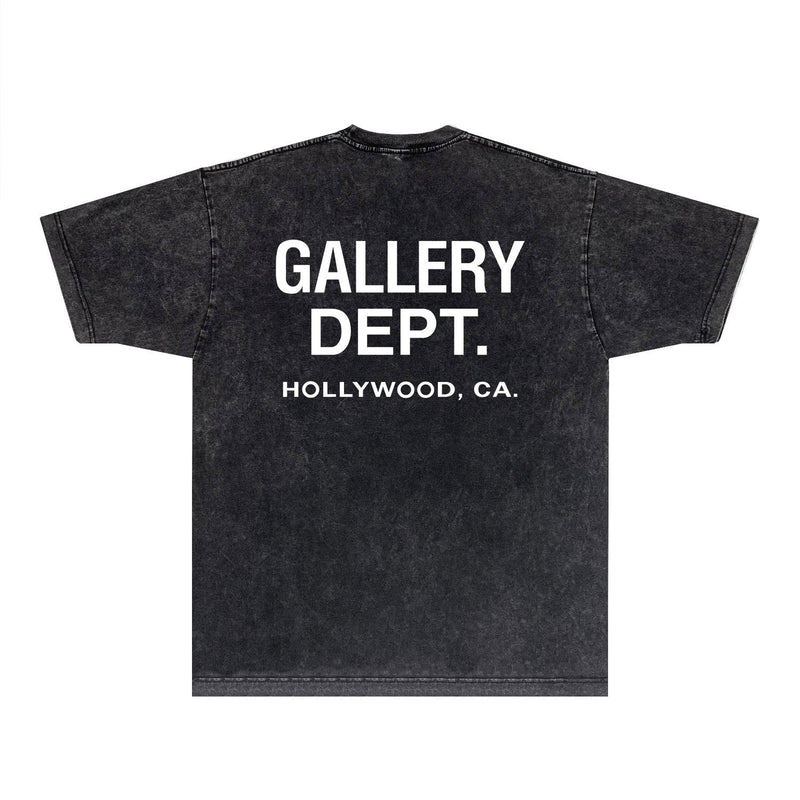 Gallery Dept T Shirts Tee Shirt Washed and Worn Short Sleeve T-shirt Blouse