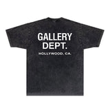 Gallery Dept T Shirts Tee Shirt Washed and Worn Short Sleeve T-shirt Blouse