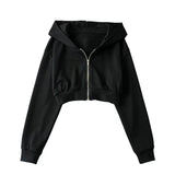 Women Hoodie Fashion Cardigan Slimming Casual