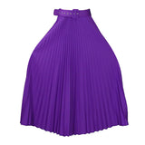 Women Bottoms High Waist Large Skirt Draping Skirt