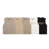 Fog Essentials tank spring summer FOG letter crew neck vest