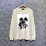 Purple Brand Long Sleeve T-Shirt Fashion Loose Long Sleeve Top