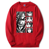 Attack On Titan Japan Anime Sweatshirts Hoodie Mens Fashion