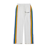Palm Angels Pants Palm Angels Rainbow Striped Pants Men's and Women's Casual Trousers Loose