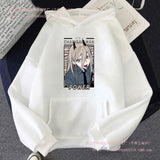 Anime Chainsaw Man Power Kawaii Print Plus Size Hoodie Women