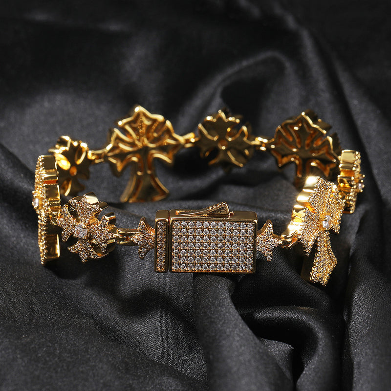 Bracelet Cross Bracelet Punk Crosses Spectrum