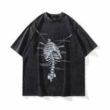 Men's T-Shirt Printed Short-Sleeved T-shirt for Men and Women