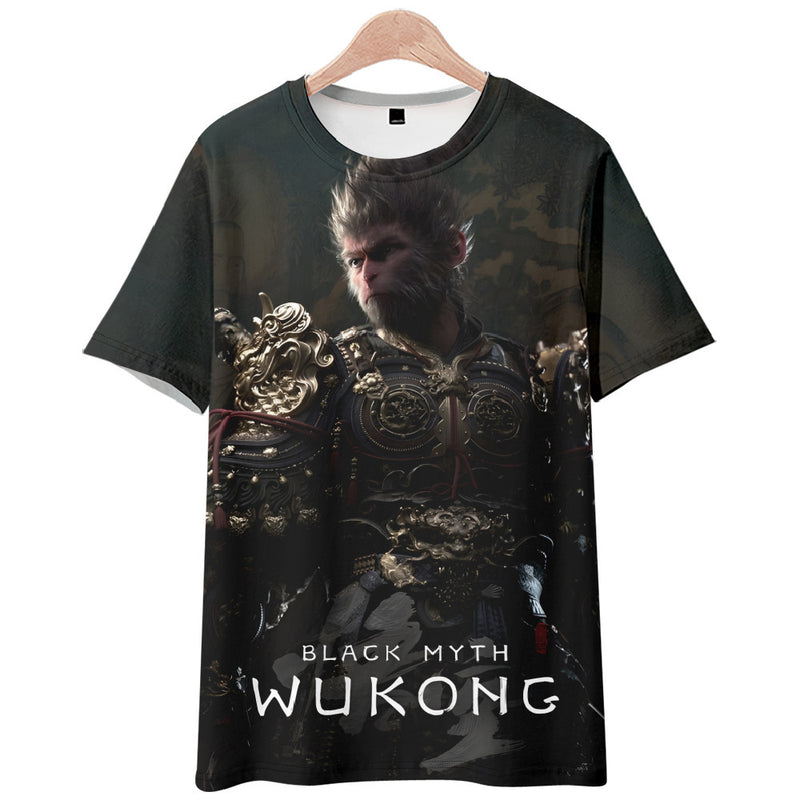 Game Black Myth Wukong T-shirt Tee Print Top