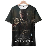 Game Black Myth Wukong T-shirt Tee Print Top