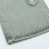 Men Jeans Loose Old Casual