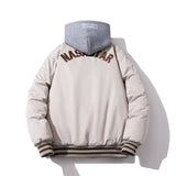 Mens Vintage Jackets Embroidered Jacket Autumn/Winter Baseball Jacket Cotton Jacket