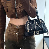 Chh Chrome Heart Leather Bag