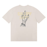 Gallery Dept T Shirts High Street Fashion Brand Gallery Dept Printed Cotton Short Sleeve T-shirt