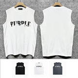 Purple Brand Tank T Shirts Sleeveless T-shirt Vest