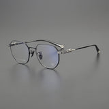 CHH Chrome Hearts Glasses Ultra Light Pure Titanium Small Frame Vintage Glasses Frame
