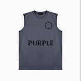 Purple Brand Tank T Shirts Sleeveless T-shirt Vest