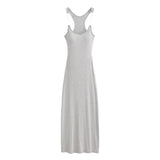 Women Dresses Sexy Strapless Invisible Suspender Dress Sexy Slim Fit