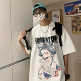 Men T Shirt Summer Heavy All-Match Loose