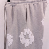 Denim Tears Hoodie Sweatpants Kapok Foam Printed Hoodie Trousers Suit(Options need to be purchased separately)