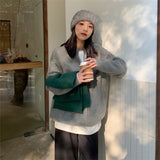 Women Knitted Cardigan Lazy Casual Loose Jacket
