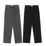 Men Jeans Simple Style Casual Distressed Loose