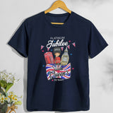 Inspired by Queen's Platinum Jubilee 2022 Elizabeth 70 Years T-shirt Short Sleeve T-shirt plus Size Loose Summer