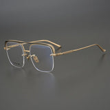 CHH Chrome Hearts Glasses Versatile Pure Titanium Square Glasses Frame