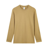 Pure Cotton Round Neck Long-sleeved T-shirt