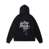 Amiri Hoodie AMIRI Cupid print hooded sweater for men and women
