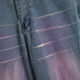 Men Jeans Retro Loose Spray Painting