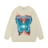 Women Sweater Vintage Knitted Sweater