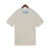Who Decided War T Shirts Who Decided War Washing Water Old Alphabet Printed Short Sleeves