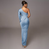 Women Dress Sexy Satin Temperament Dress