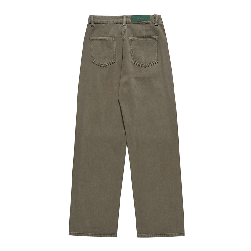 Men Jeans Simple Casual Loose All-Matching